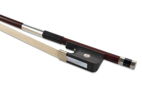 Archet de contrebasse GEWA 4/4, baguette ronde en ipé, modèle français