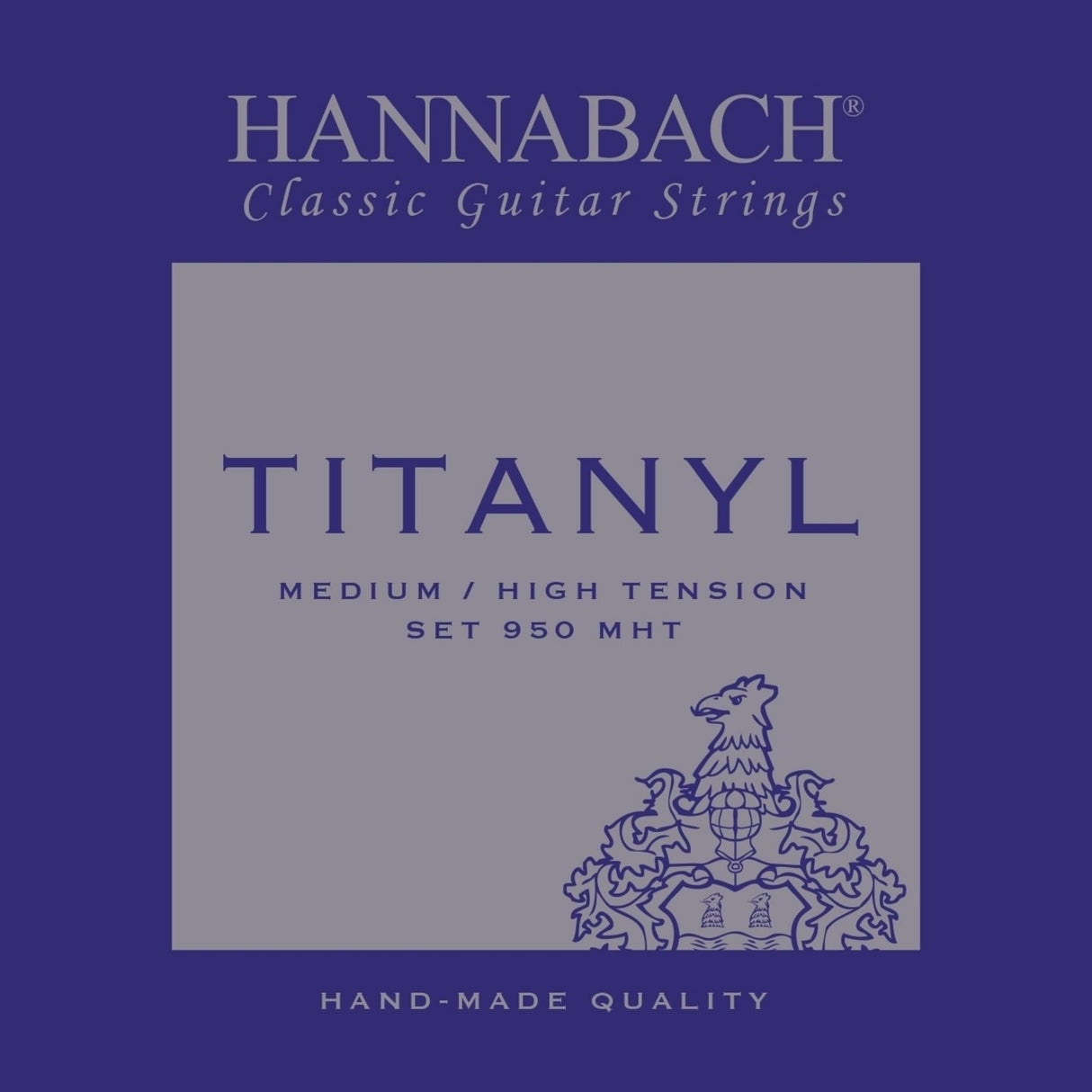 Hannabach Strings for classic guitar Serie 950 Medium/High Tension Titanyl - Set medium-high (950MHT)