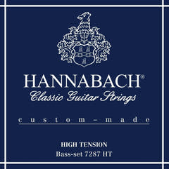 Hannabach Cordes pour Guitares classiques Series 728 High Tension Custom Made - 3er Bass aigu (7287HT)