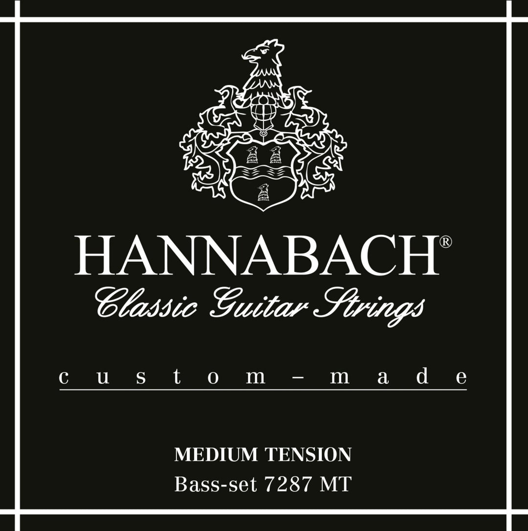Cordes Hannabach pour guitare classique Series 728 Medium Tension Custom Made - 3er Bass medium (7287MT)