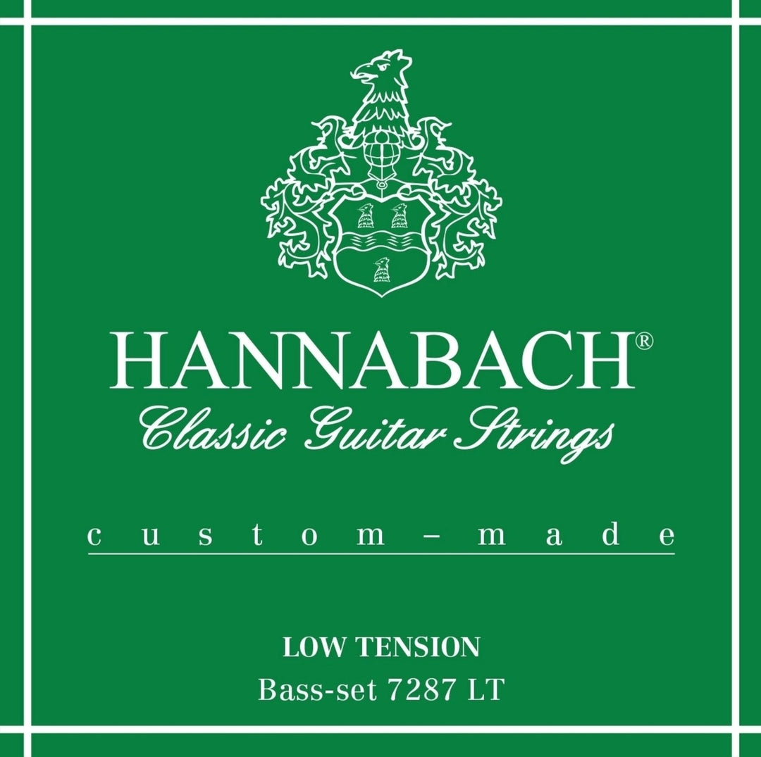 Hannabach Strings pour guitares classiques Series 728 tension Low Custom Made - 3er Bass low (7287LT)