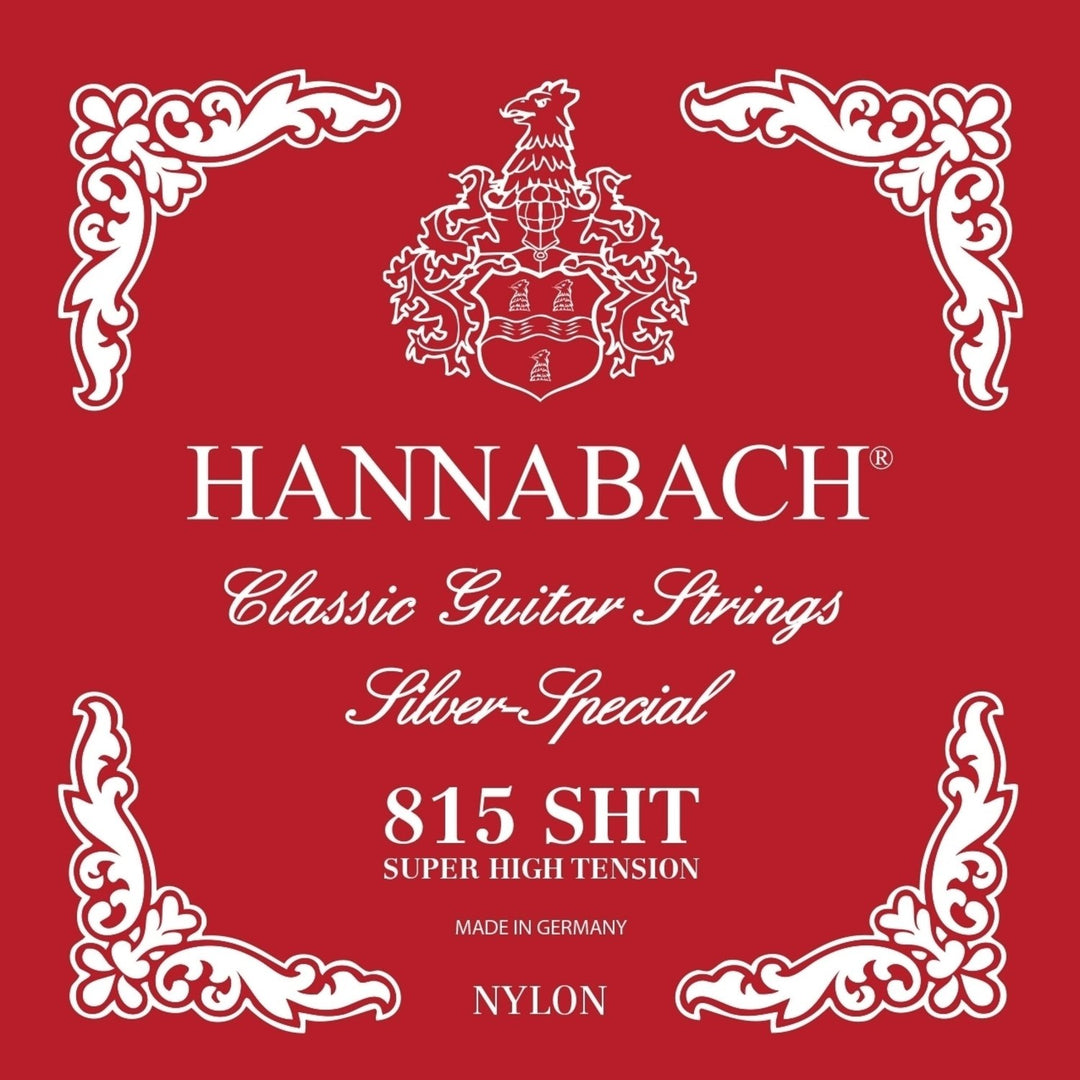 Hannabach Cordes pour Guitares classiques Serie 815 Super High Tension Silver special - set super high (815SHT)