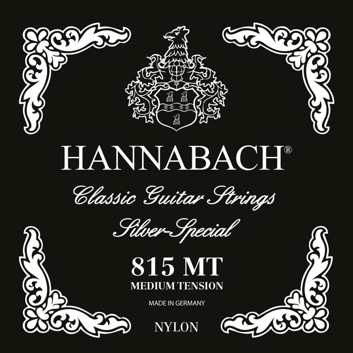Hannabach Strings for classic guitar Serie 815 Medium tension Silver special - Set medium (815MT)