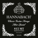 Hannabach Strings for classic guitar Serie 815 Medium tension Silver special - Set medium (815MT)