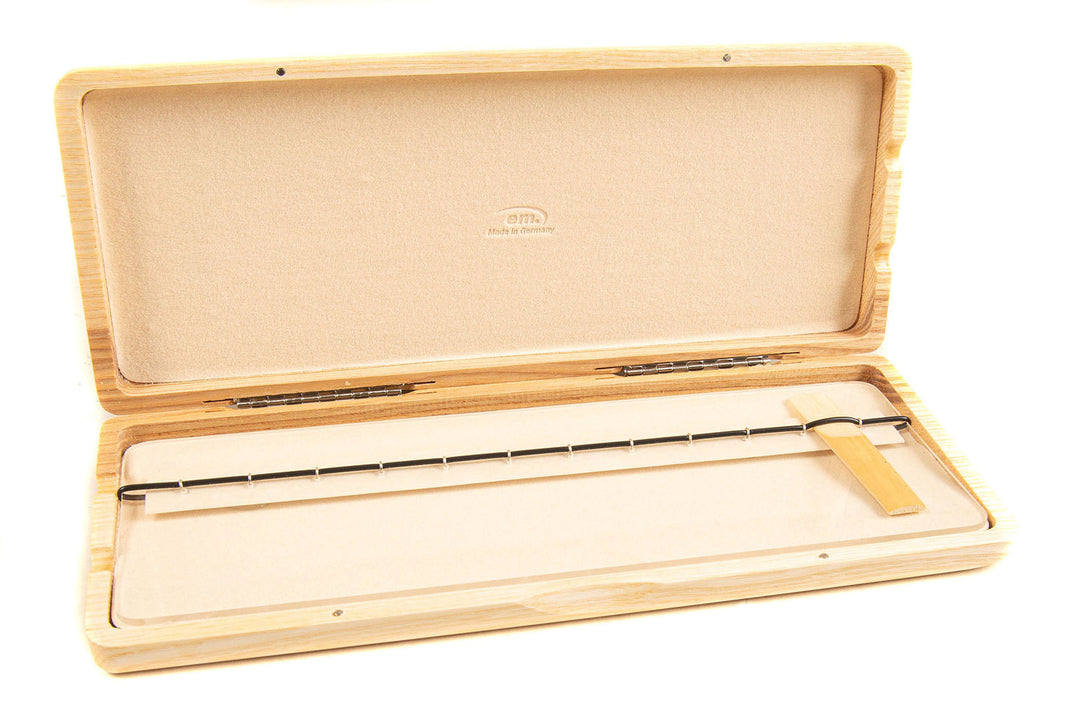 GEWA Anche case pour clarinette 12 anches - Finition laquée naturelle