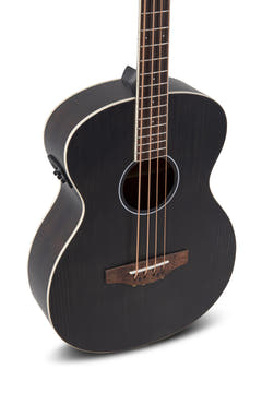 Applause Basse électro-acoustique Wood Classics AEB96-5E Jumbo Bass - Black matt (AEB96-5E)