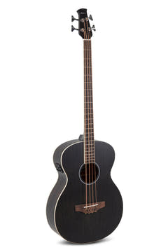 Applause Basse électro-acoustique Wood Classics AEB96-5E Jumbo Bass - Black matt (AEB96-5E)