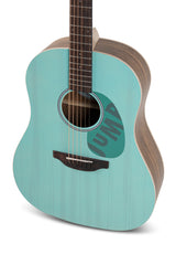 Applause Acoustic Guitar Jump Slope Shoulder Dreadnought - Celeste (AAS-69-T)