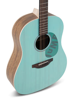 Applause Guitares acoustiques Jump Slope Shoulder Dreadnought - Celeste (AAS-69-T)