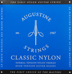 Cordes Augustine pour guitare classique Classic Label - set Classic Blue (normal/aigu)