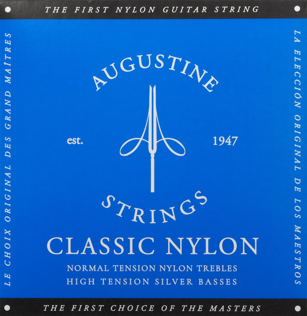 Cordes Augustine pour guitare classique Classic Label - set Classic Blue (normal/aigu)