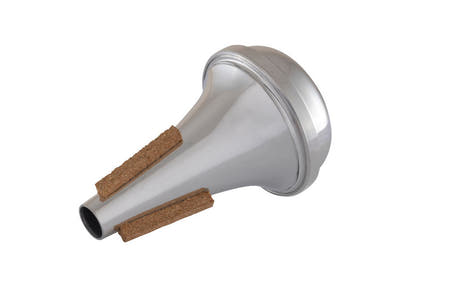 Tom Crown sourdine straight pour piccolo-trompette, aluminium