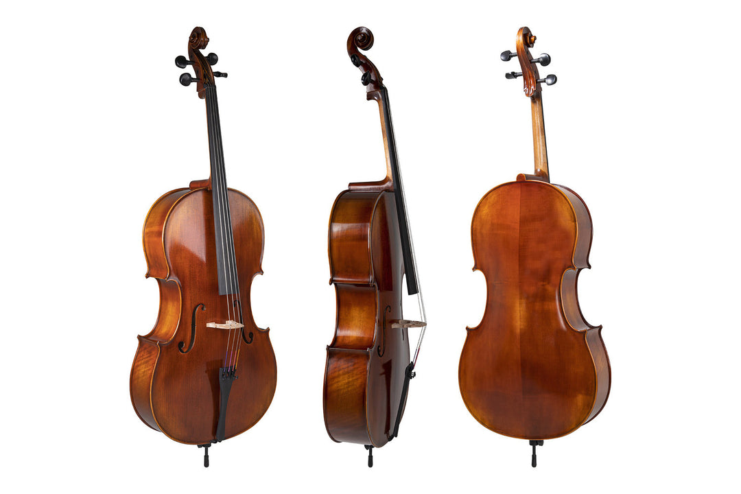 Violoncelle GEWA Allegro Antique - 4/4 (Réglé avec cordier à réglage fin Wittner)