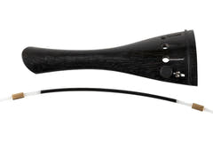 Cordier Ulsa pour violons, modèle Hill, ébène, 1 accordeur fin