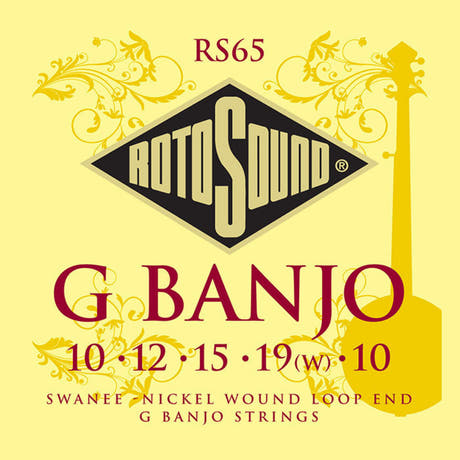 Rotosound RS65 Swanee jeu de strings pour banjos G à 5 cordes