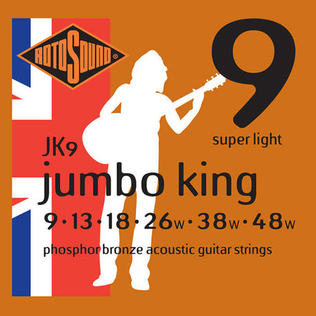Rotosound Jumbo King JK9 strings de guitare western 9-48