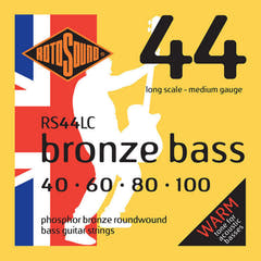 Cordes Rotosound pour basse acoustique Bronze Bass 44 - Set 4-string Medium 40-100 (RS44LC)