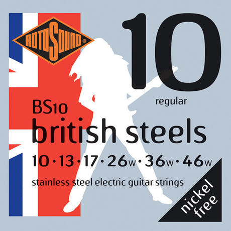 Rotosound British Steels BS10 cordes de guitare électrique 10-46