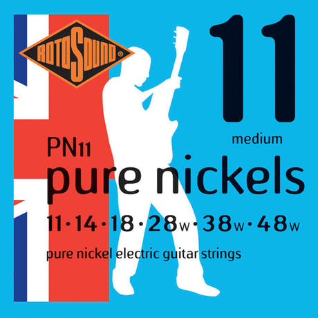 Rotosound Pure Nickels PN11 cordes de guitare électrique 11-48