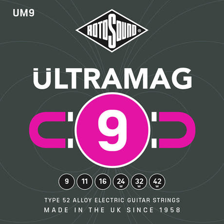 Rotosound Ultramag UM9 set pour guitare électrique, 6 strings 9-42