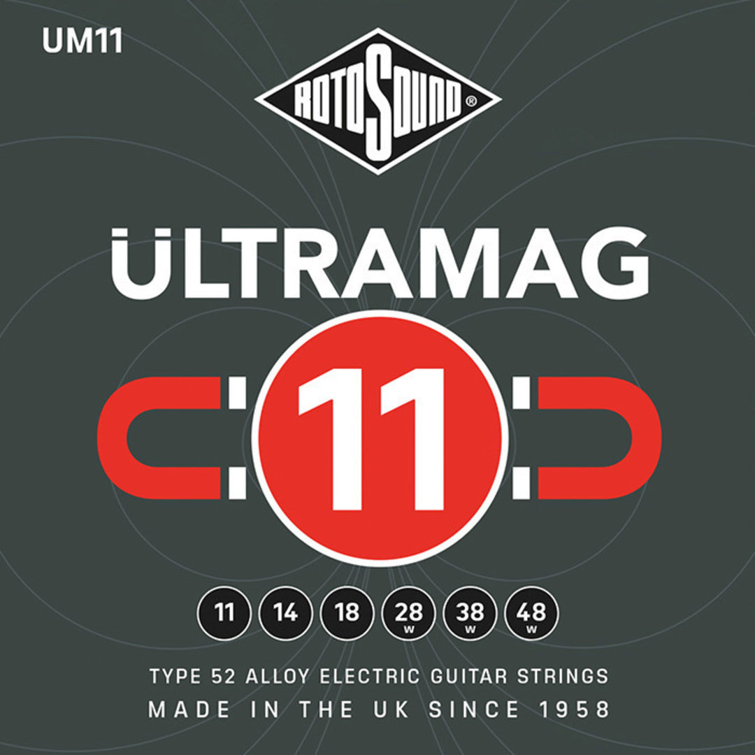 Rotosound cordes pour Guitares électriques Ultramag - set Medium 11-48 (UM11)