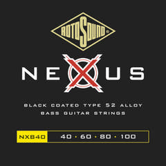 Rotosound Cordes de basse électrique Nexus Coated - Set 4-cordes Hybrid 40-100 (NXB40)