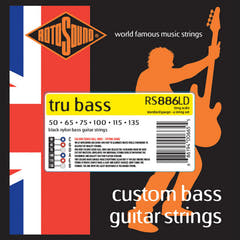 Rotosound E-Bass Strings Tru Bass 88 - Jeu 6 cordes Long 50-135, Long scale : longueur de diapason (34"/860mm) - à medium (32"/810mm) (RS886LD)