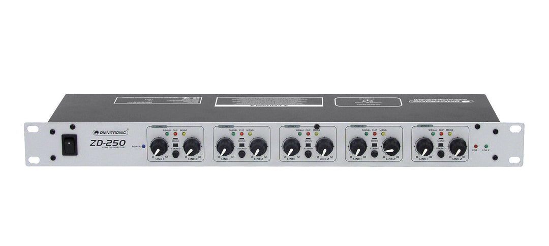 OMNITRONIC ZD-250 Répartiteur de zones
