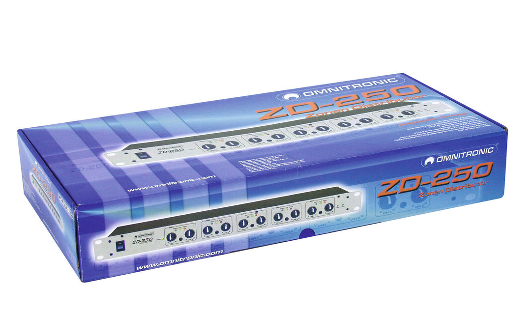 OMNITRONIC ZD-250 Répartiteur de zones