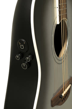 Guitare électro-acoustique Ovation Pro Series Ultra Mid-Depth Non-Cutaway - Silver Shadow (1516SSM-G)
