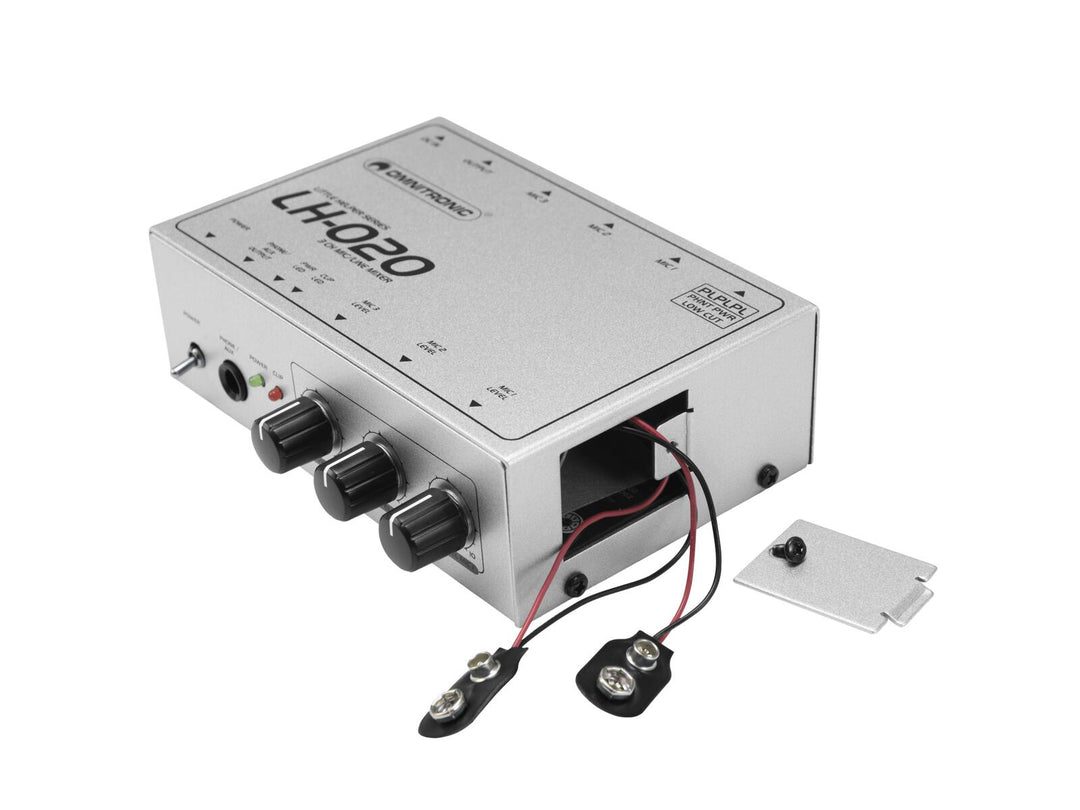 OMNITRONIC LH-020 Mélangeur de micros 3 canaux