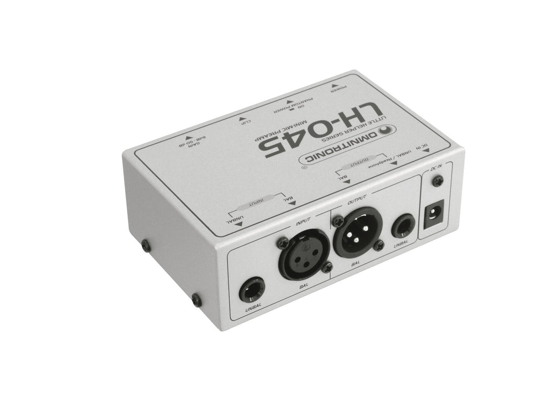 OMNITRONIC LH-045 Préamplificateur pour microphone