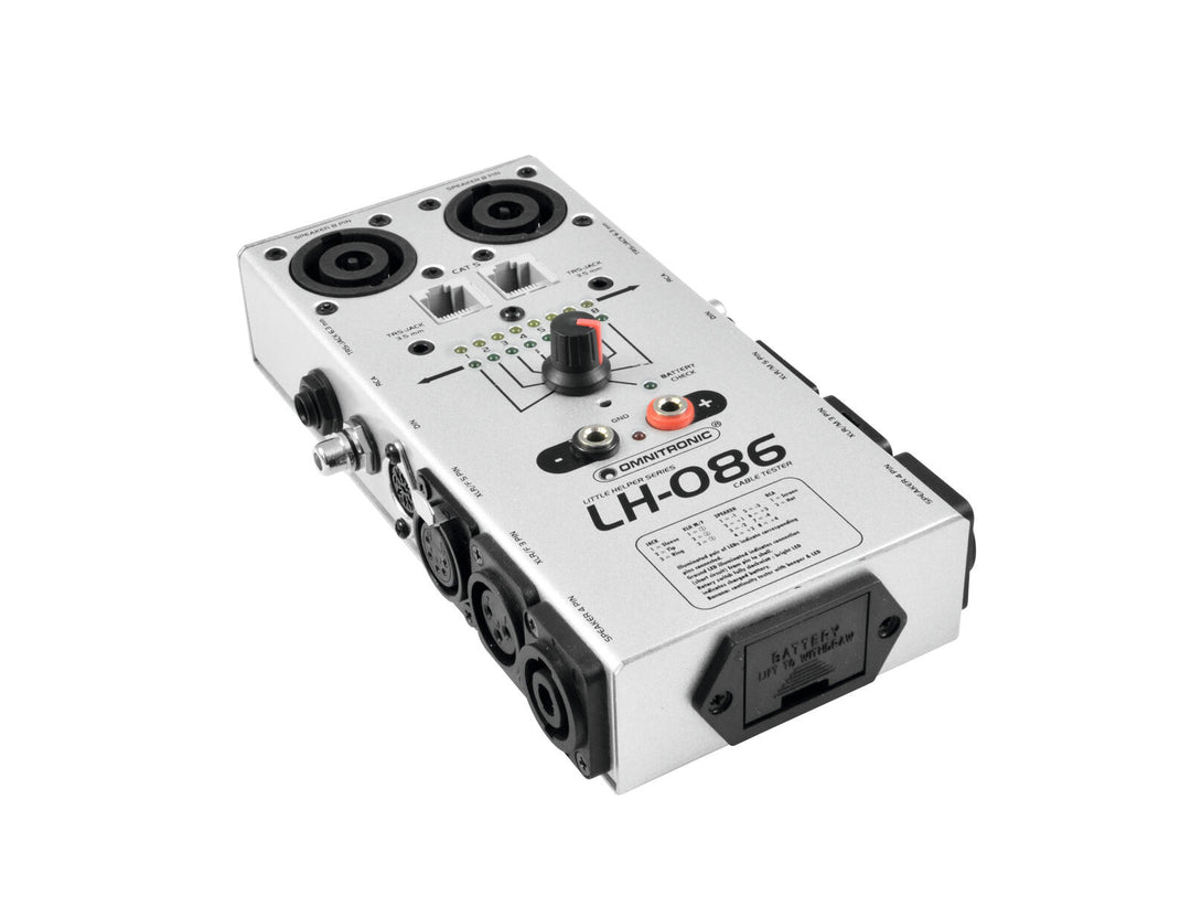 OMNITRONIC LH-086 Testeur de câbles