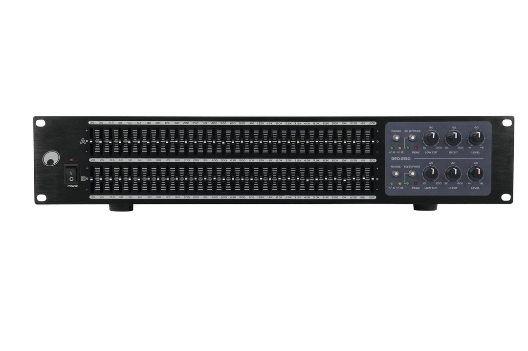 OMNITRONIC GEQ-2310 Égaliseur 2x31 bandes