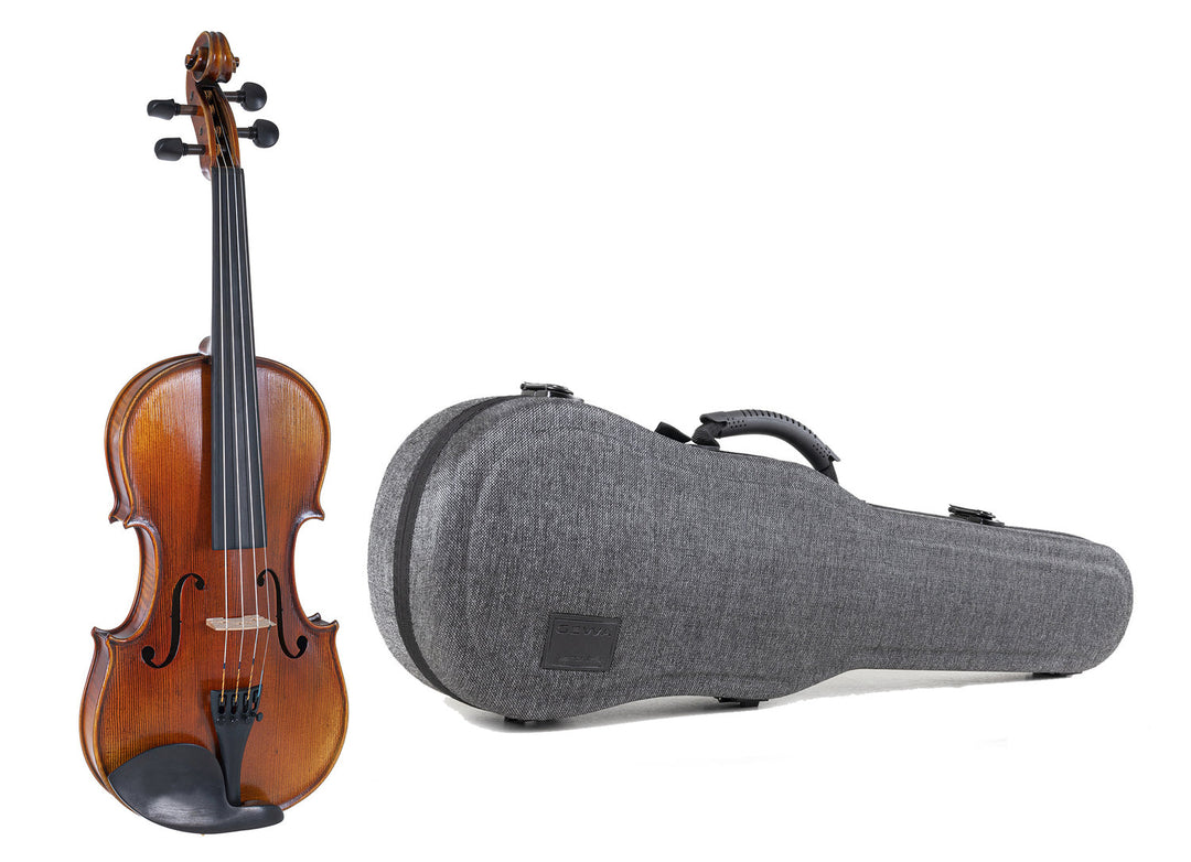GEWA Violons Maestro 2 - 4/4 (Prêt à jouer incl. étui de violon moulé GEWA Bio, sans archet, avec cordes Il Cannone)