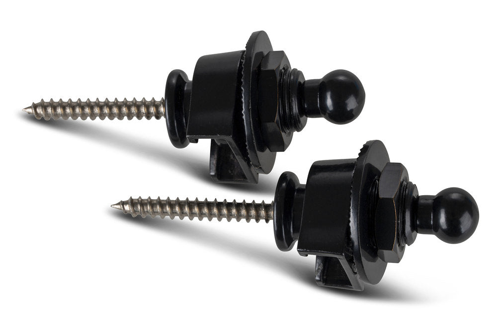 Fire & Stone Security Lock Set+ verrou de sangle, noir brillant, 2 pièces