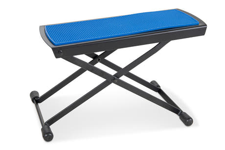 Repose-pied GEWA FS-10BL pour guitariste, bleu