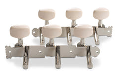GEWA mécanique pour guitare jazz, sans lyre, boutons couleur crème
