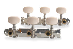 GEWA mécanique pour guitare jazz, sans lyre, boutons couleur crème