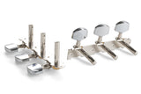 GEWA mécanique pour guitare jazz, sans lyre, boutons nickelés
