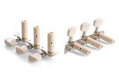 GEWA mécanique pour guitare classique, nickelée sans lyre, rouleaux de 10 mm