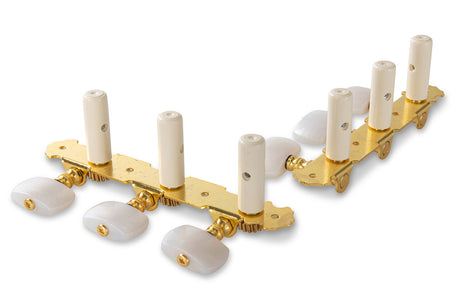 GEWA machine heads Classical guitar - White button (without lyra)