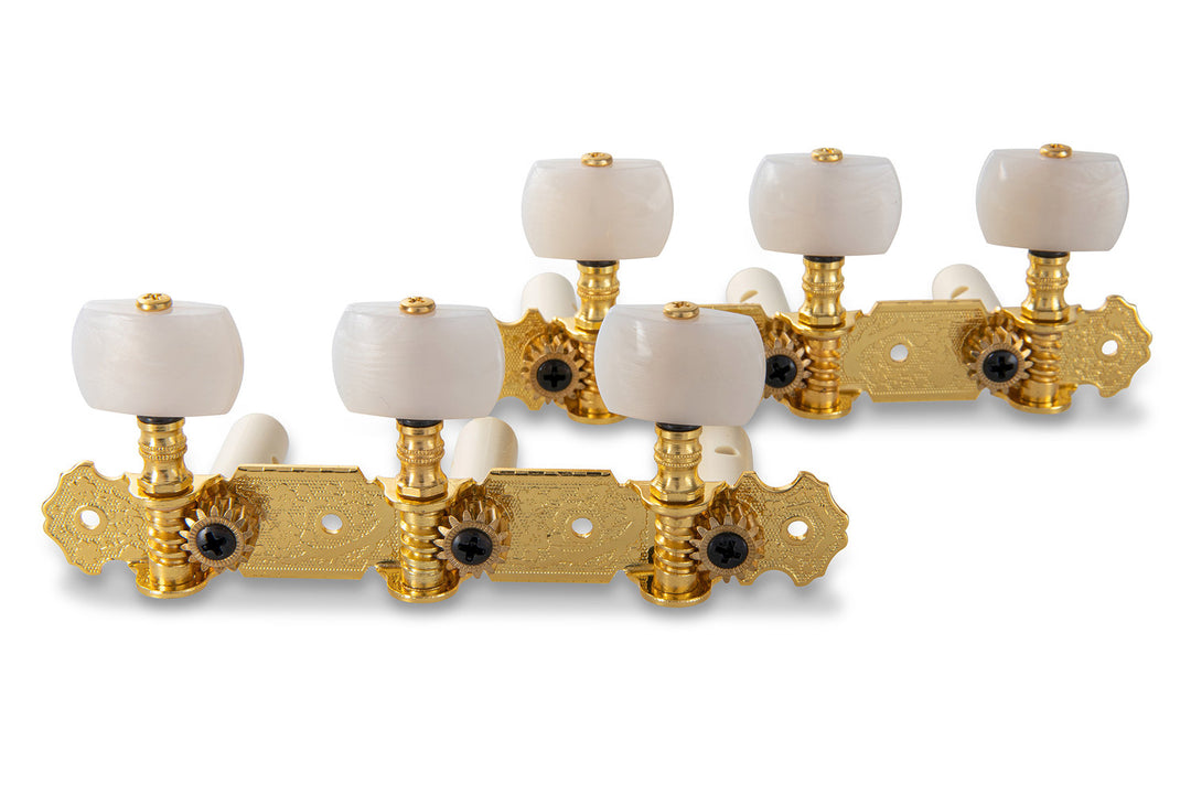 GEWA mécaniques pour guitare classique - bouton White (sans lyre)