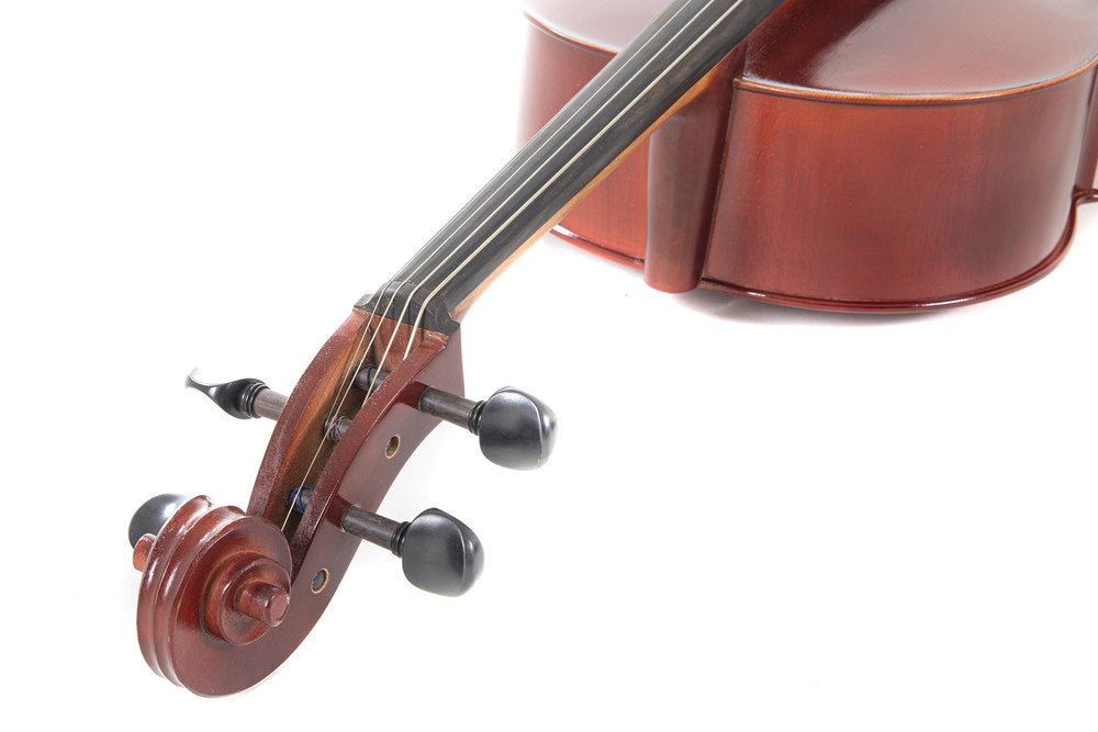 Ensemble de violoncelle GEWA EW 4/4, monté, avec archet et housse Nytex