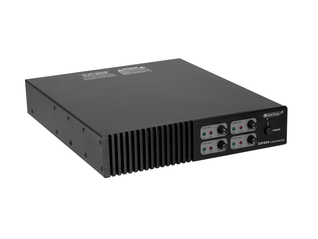 OMNITRONIC DJP-604 4-channel Class D Amplifier
