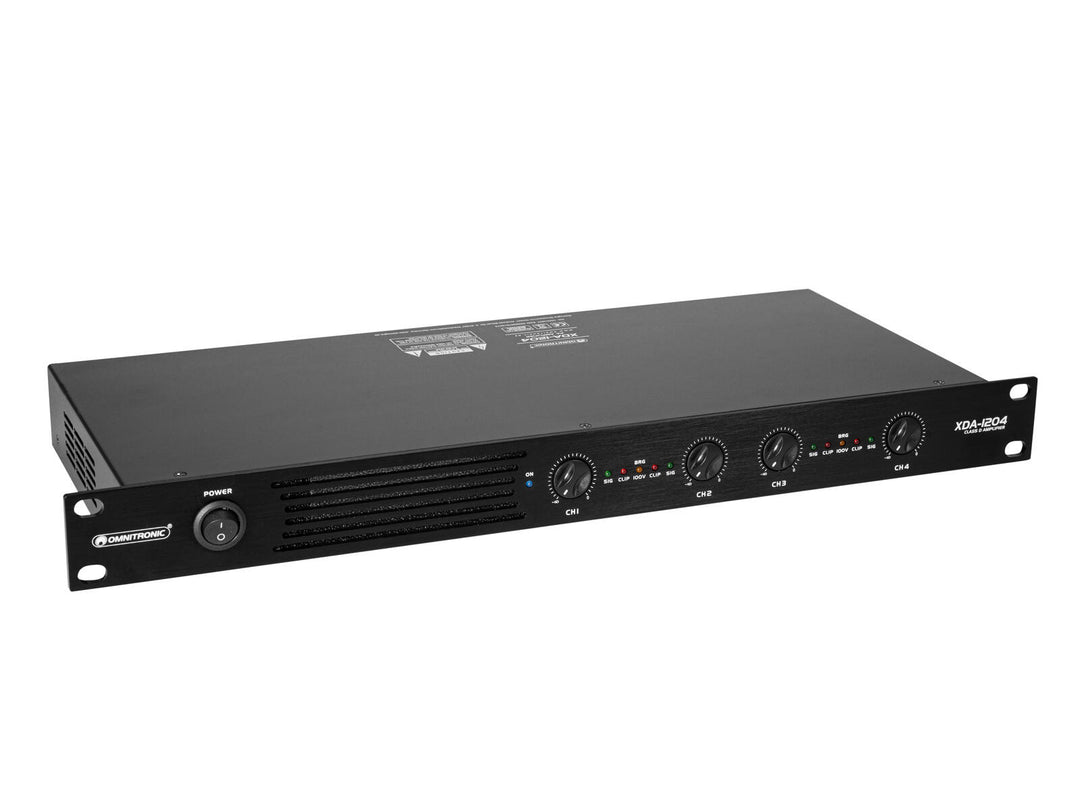 OMNITRONIC XDA-1204 amplificateur Class D 4 canaux