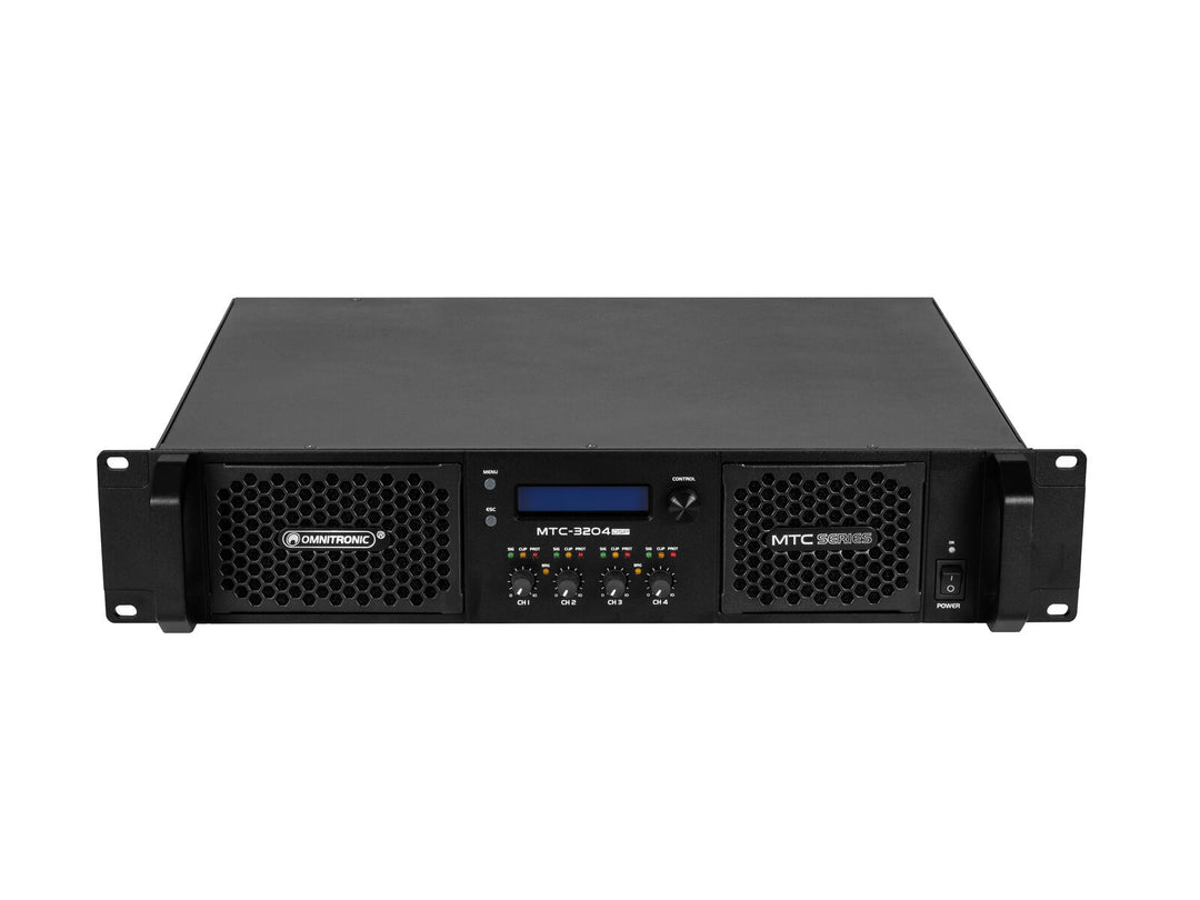 OMNITRONIC MTC-3204DSP Amplificateur 4 canaux avec DSP