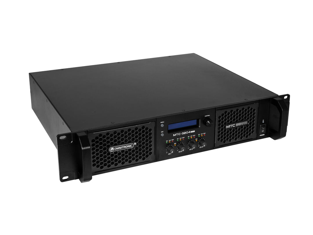 OMNITRONIC MTC-3204DSP Amplificateur 4 canaux avec DSP