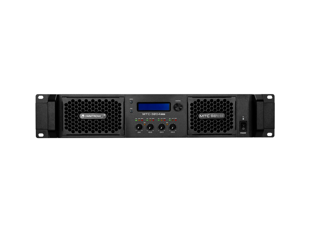 OMNITRONIC MTC-3204DSP Amplificateur 4 canaux avec DSP