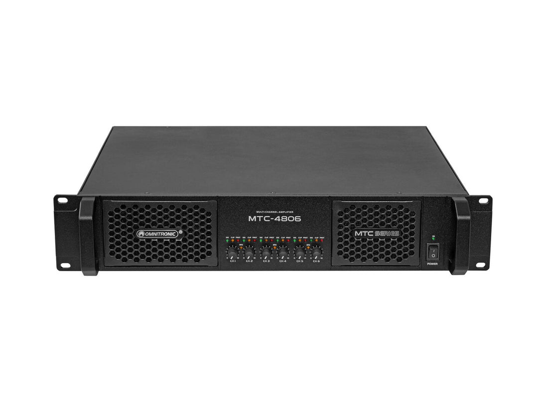 OMNITRONIC MTC-4806 Amplificateur 6 canaux